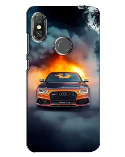 Чехол для Xiaomi Redmi Note 6 Pro с картинкой «Audi в огненном дыму» Чехол для Xiaomi Redmi Note 6 Pro с картинкой «Audi в огненном дыму»