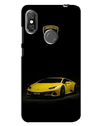 Чехол для Xiaomi Redmi Note 6 Pro с картинкой «Lamborghini желтый акцент» Чехол для Xiaomi Redmi Note 6 Pro с картинкой «Lamborghini желтый акцент»