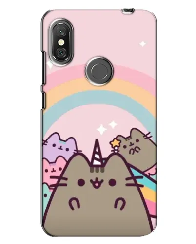 Чехол для Xiaomi Redmi Note 6 Pro с картинкой «Единорог Pusheen»