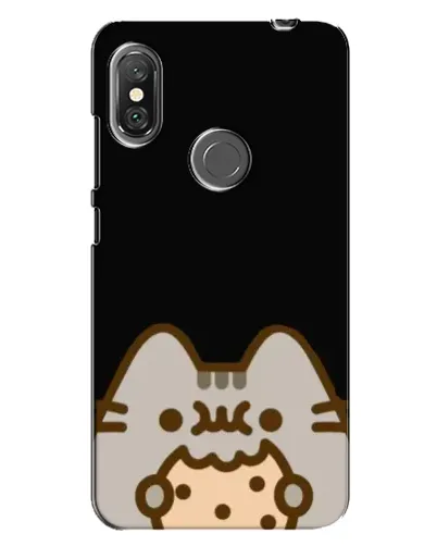 Чехол для Xiaomi Redmi Note 6 Pro с картинкой «Пушин на черном»