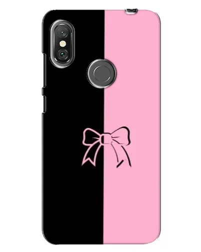 Чехол для Xiaomi Redmi Note 6 Pro с картинкой «Половинки банта»