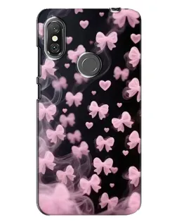 Чехол для Xiaomi Redmi Note 6 Pro с картинкой «Неоновое кружево»