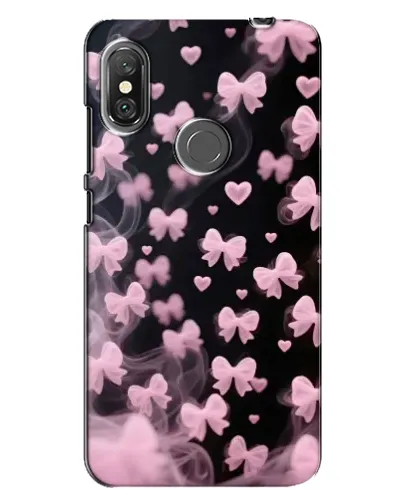 Чехол для Xiaomi Redmi Note 6 Pro с картинкой «Неоновое кружево»