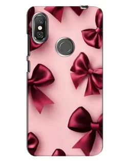 Чехол для Xiaomi Redmi Note 6 Pro с картинкой «Бордовый атлас»