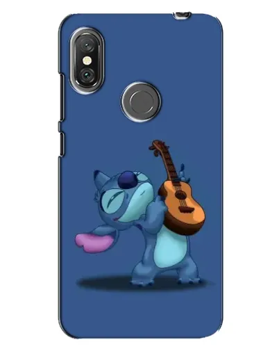 Чехол для Xiaomi Redmi Note 6 Pro с картинкой «Стич с укулеле»