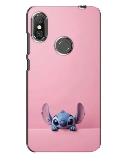 Чехол для Xiaomi Redmi Note 6 Pro с картинкой «Stitch выглядывает»