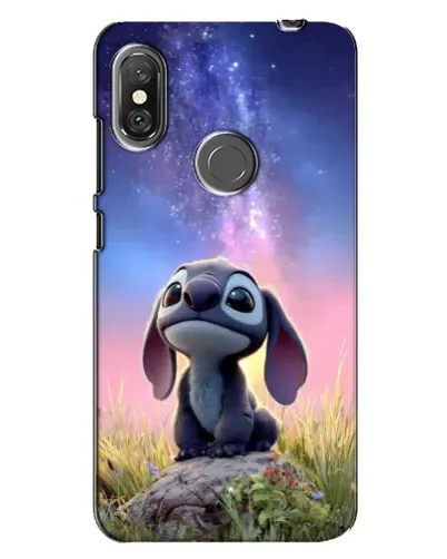 Чехол для Xiaomi Redmi Note 6 Pro с картинкой «Стич на рассвете»