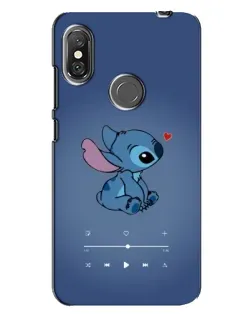 Чехол для Xiaomi Redmi Note 6 Pro с картинкой «Музыкальный Stitch»
