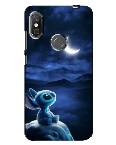 Чехол для Xiaomi Redmi Note 6 Pro с картинкой «Лунная ночь Стича»