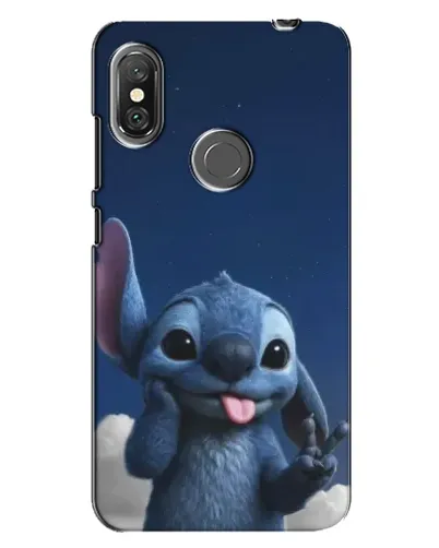 Чехол для Xiaomi Redmi Note 6 Pro с картинкой «Стич в облаках»