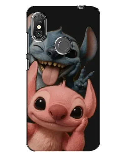Чехол для Xiaomi Redmi Note 6 Pro с картинкой «Стич и Ангел»