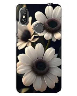 Чохол для Xiaomi Redmi Note 6 Pro з картинкою «Білі маргаритки макро» Чохол для Xiaomi Redmi Note 6 Pro з картинкою «Білі маргаритки макро»