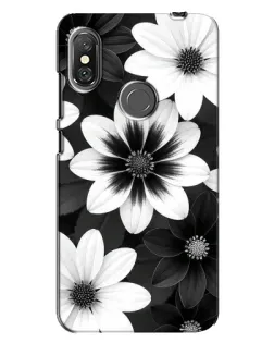 Чохол для Xiaomi Redmi Note 6 Pro з картинкою «Монохромні айстри» Чохол для Xiaomi Redmi Note 6 Pro з картинкою «Монохромні айстри»