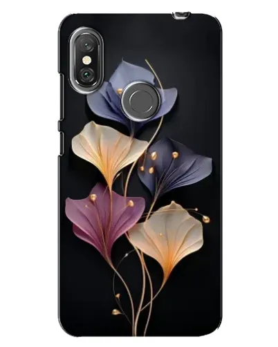 Чехол для Xiaomi Redmi Note 6 Pro с картинкой «Лиловые цветы грации» Чехол для Xiaomi Redmi Note 6 Pro с картинкой «Лиловые цветы грации»