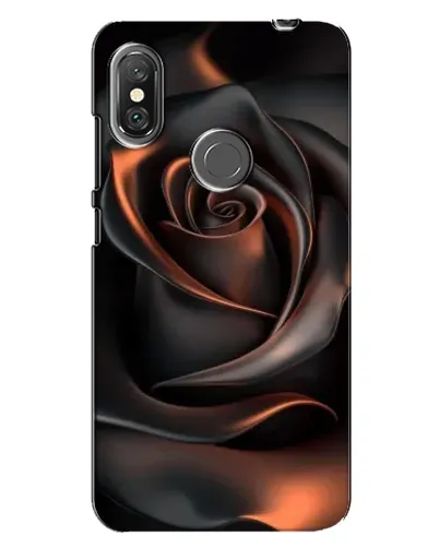Чехол для Xiaomi Redmi Note 6 Pro с картинкой «Шелковая черная роза» Чехол для Xiaomi Redmi Note 6 Pro с картинкой «Шелковая черная роза»