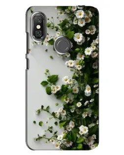 Чохол для Xiaomi Redmi Note 6 Pro з картинкою «Гілка дрібних білих квітів» Чохол для Xiaomi Redmi Note 6 Pro з картинкою «Гілка дрібних білих квітів»