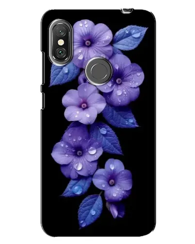 Чехол для Xiaomi Redmi Note 6 Pro с картинкой «Фиолетовые цветы с росою» Чехол для Xiaomi Redmi Note 6 Pro с картинкой «Фиолетовые цветы с росою»