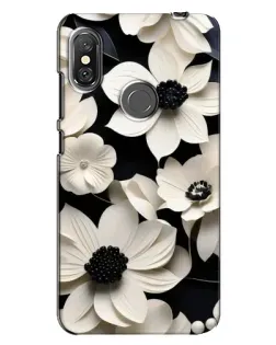 Чохол для Xiaomi Redmi Note 6 Pro з картинкою «Об'ємні білі квіти» Чохол для Xiaomi Redmi Note 6 Pro з картинкою «Об'ємні білі квіти»