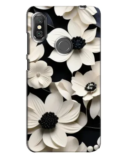 Чехол для Xiaomi Redmi Note 6 Pro с картинкой «Объемные белые цветы» Чехол для Xiaomi Redmi Note 6 Pro с картинкой «Объемные белые цветы»