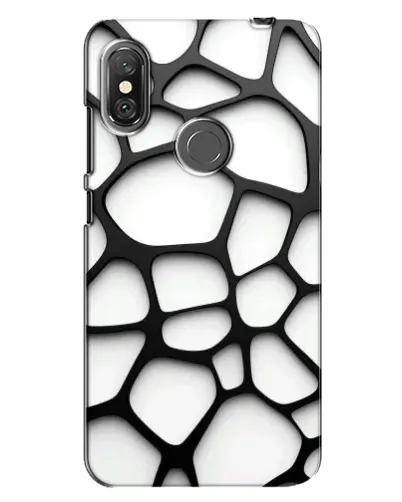 Чехол для Xiaomi Redmi Note 6 Pro с картинкой «Белая объемная сетка» Чехол для Xiaomi Redmi Note 6 Pro с картинкой «Белая объемная сетка»