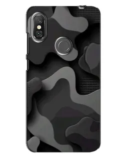 Чохол для Xiaomi Redmi Note 6 Pro з картинкою «Темний абстрактний камуфляж» Чохол для Xiaomi Redmi Note 6 Pro з картинкою «Темний абстрактний камуфляж»