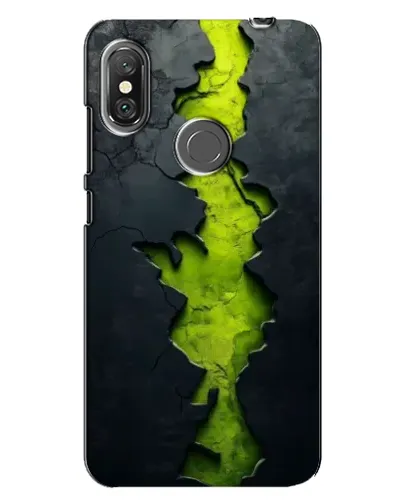 Чехол для Xiaomi Redmi Note 6 Pro с картинкой «Салатовый разлом скалы» Чехол для Xiaomi Redmi Note 6 Pro с картинкой «Салатовый разлом скалы»