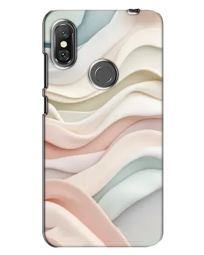 Чехол для Xiaomi Redmi Note 6 Pro с картинкой «Пастельные нежные волны» Чехол для Xiaomi Redmi Note 6 Pro с картинкой «Пастельные нежные волны»