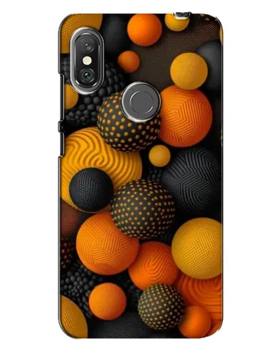 Чехол для Xiaomi Redmi Note 6 Pro с картинкой «Объемные оранжевые сферы» Чехол для Xiaomi Redmi Note 6 Pro с картинкой «Объемные оранжевые сферы»