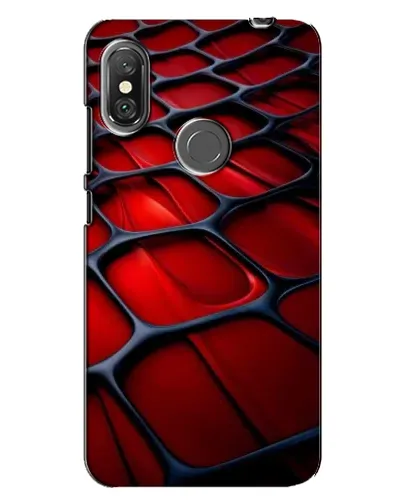 Чехол для Xiaomi Redmi Note 6 Pro с картинкой «Красная глянцевая сетка» Чехол для Xiaomi Redmi Note 6 Pro с картинкой «Красная глянцевая сетка»