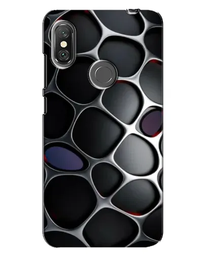 Чехол для Xiaomi Redmi Note 6 Pro с картинкой «Объемная темная решетка» Чехол для Xiaomi Redmi Note 6 Pro с картинкой «Объемная темная решетка»