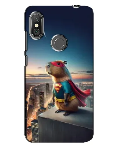 Чехол для Xiaomi Redmi Note 6 Pro с картинкой «Капи-мен супергерой»