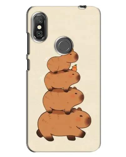 Чехол для Xiaomi Redmi Note 6 Pro с картинкой «Башня из капибар»
