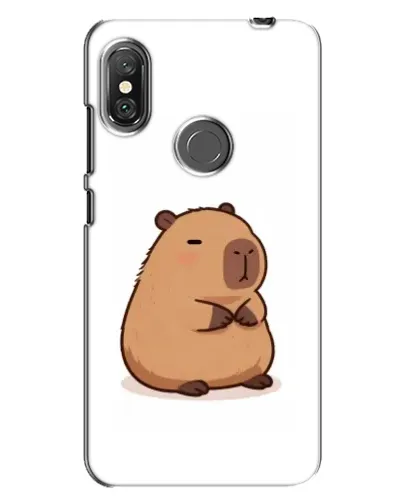 Чехол для Xiaomi Redmi Note 6 Pro с картинкой «Толстенькая капибара»