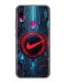 Чохол для Xiaomi Redmi Note 7 Pro з картинкою «Техногенний стиль Nike» Чохол для Xiaomi Redmi Note 7 Pro з картинкою «Техногенний стиль Nike»
