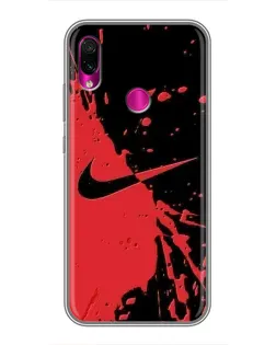 Чохол для Xiaomi Redmi Note 7 Pro з картинкою «Червоні бризки Nike» Чохол для Xiaomi Redmi Note 7 Pro з картинкою «Червоні бризки Nike»