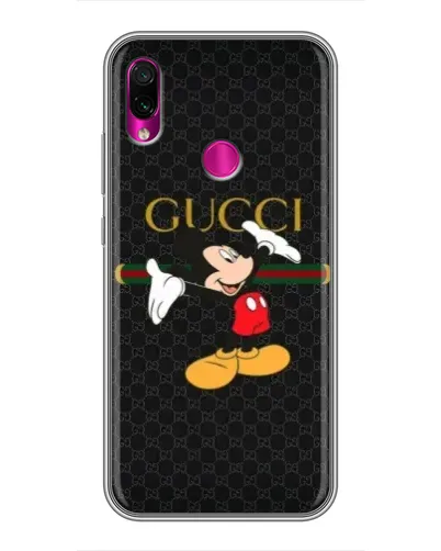 Чохол для Xiaomi Redmi Note 7 Pro з картинкою «Міккі Маус Gucci»