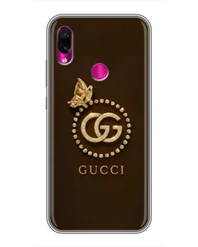 Чохол для Xiaomi Redmi Note 7 Pro з картинкою «Gucci — золотий метелик»