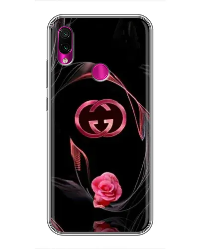 Чохол для Xiaomi Redmi Note 7 Pro з картинкою «Gucci — неонова троянда»