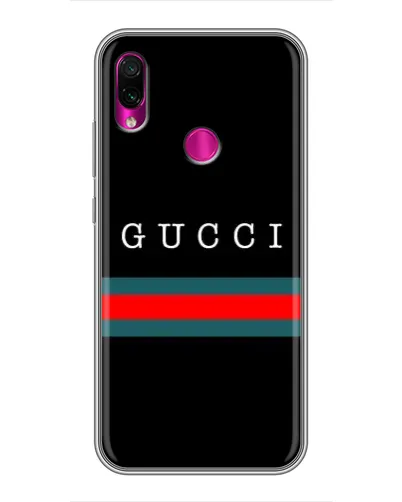 Чохол для Xiaomi Redmi Note 7 Pro з картинкою «Gucci — червоний пояс»