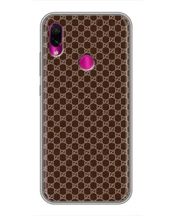 Чохол для Xiaomi Redmi Note 7 Pro з картинкою «Gucci — шоколадна сітка» Чохол для Xiaomi Redmi Note 7 Pro з картинкою «Gucci — шоколадна сітка»