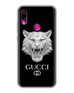 Чохол для Xiaomi Redmi Note 7 Pro з картинкою «Gucci — срібний лев» Чохол для Xiaomi Redmi Note 7 Pro з картинкою «Gucci — срібний лев»