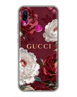Чохол для Xiaomi Redmi Note 7 Pro з картинкою «Gucci — бордові троянди» Чохол для Xiaomi Redmi Note 7 Pro з картинкою «Gucci — бордові троянди»