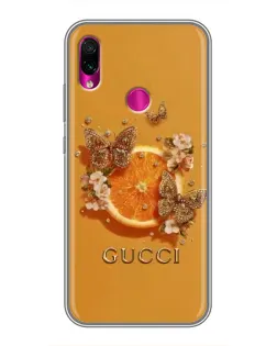 Чохол для Xiaomi Redmi Note 7 Pro з картинкою «Gucci — золоті метелики» Чохол для Xiaomi Redmi Note 7 Pro з картинкою «Gucci — золоті метелики»