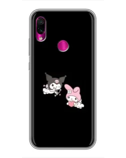Чохол для Xiaomi Redmi Note 7 Pro з картинкою «My Melody та Kuromi»