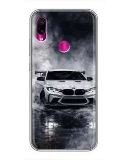 Чохол для Xiaomi Redmi Note 7 Pro з картинкою «BMW крізь туман»