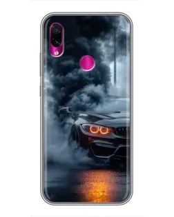 Чохол для Xiaomi Redmi Note 7 Pro з картинкою «BMW M-Power — абстракція»