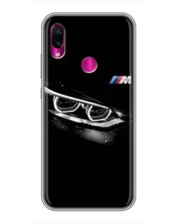 Чохол для Xiaomi Redmi Note 7 Pro з картинкою «BMW — погляд тигра»