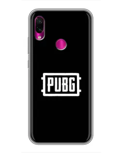 Чохол для Xiaomi Redmi Note 7 Pro з картинкою «Лого BMW — металевий блиск»