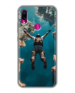 Чохол для Xiaomi Redmi Note 7 Pro з картинкою «PUBG — вільне падіння»