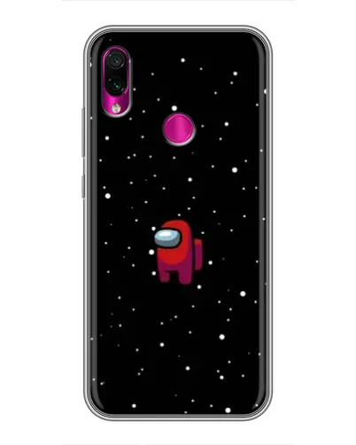 Чехол для Xiaomi Redmi Note 7 Pro с картинкой «Красный Among Us»